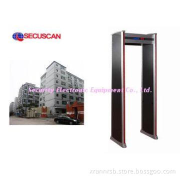 Sensitive Body Scanner Walk Through Metal Detector Door Wit